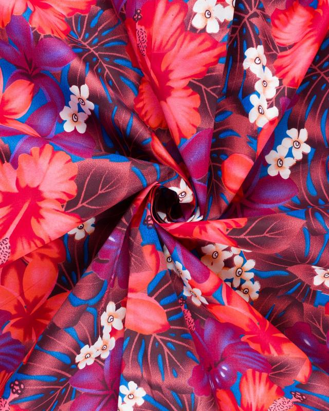 Polynesian fabric NEHENEHE Coral - Tissushop